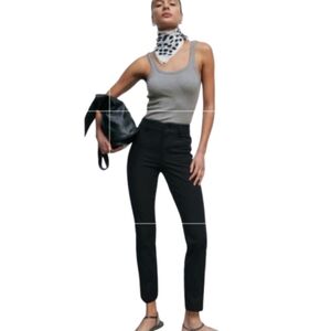 AYR Black Bi-Stretch Ankle Pant Size 26 The Daily Dose